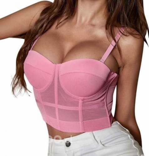 Corset rosado ajustable XL