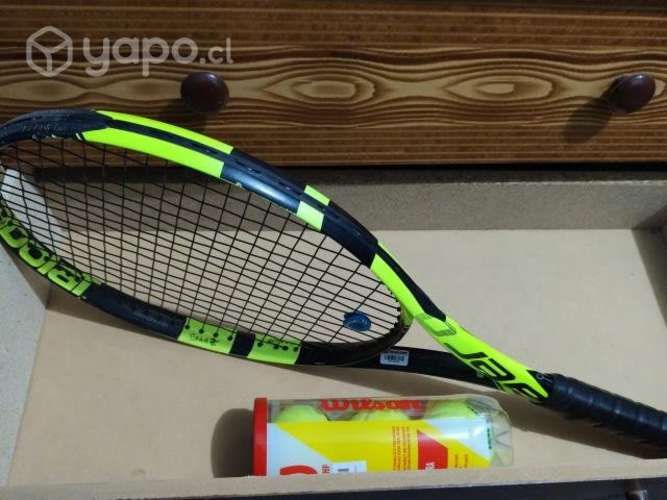 Raqueta de Tenis Babolat Aero Pure + Tarro Wilson