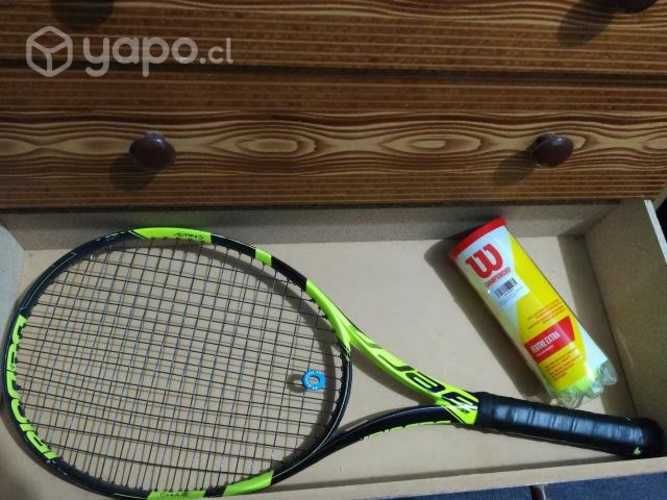 Raqueta de Tenis Babolat Aero Pure + Tarro Wilson