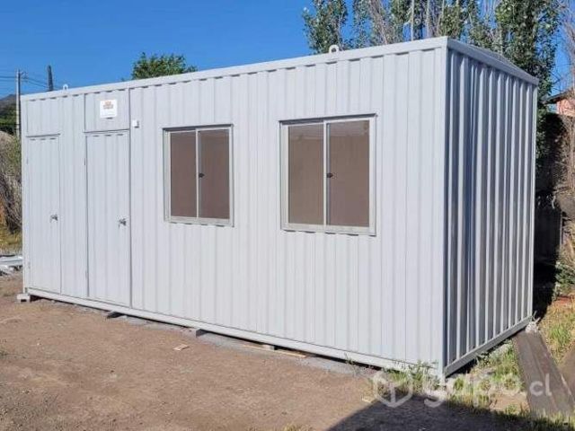 Oficina container modular con baño completo