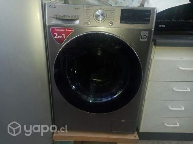 Lavadora y secadora 10.5/6 kg lg carga frontal