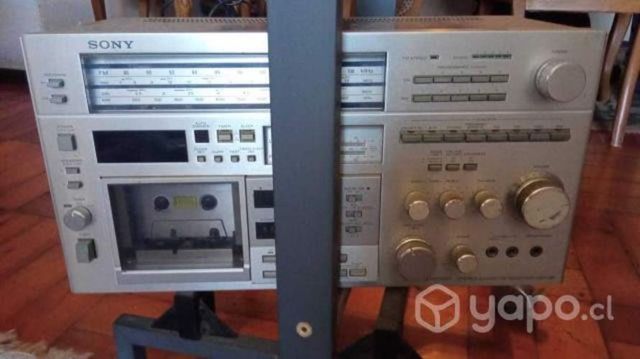 Stereo Receiver, y Toca cassetes Sony