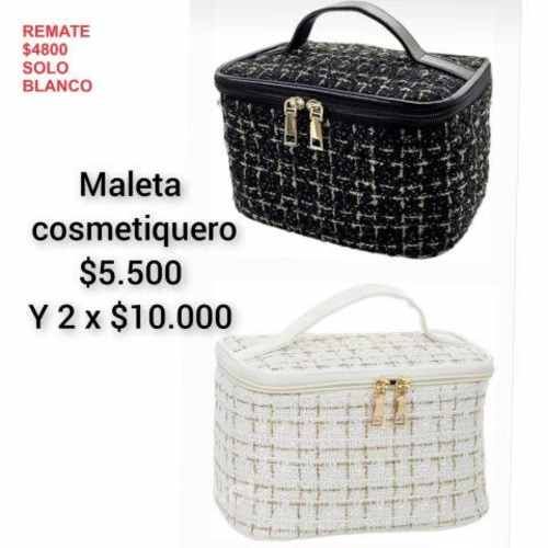 Cosmetiquero blanco grande