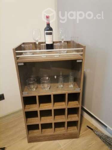 Lapto nootbook hp, mini bar con vasos y lampara