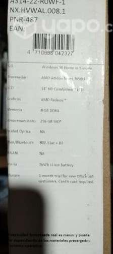 Notebook Acer A314