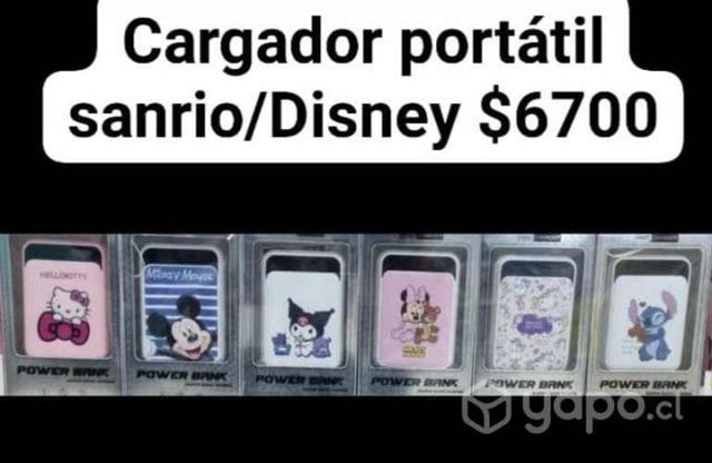 Cargador portatil disney