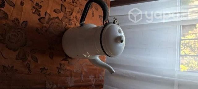 Cafetera antigua enlozada,1 litro