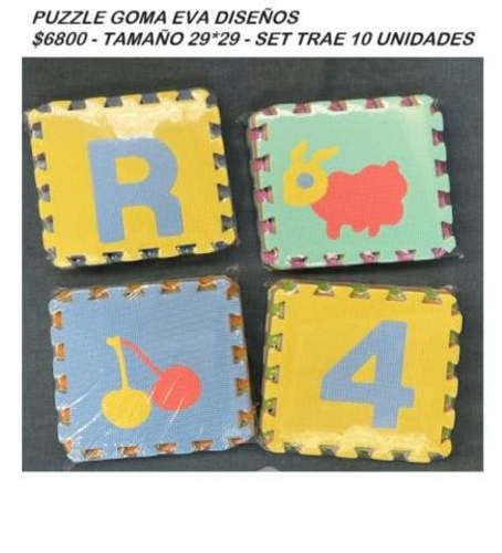 Alfombra goma eva puzzle