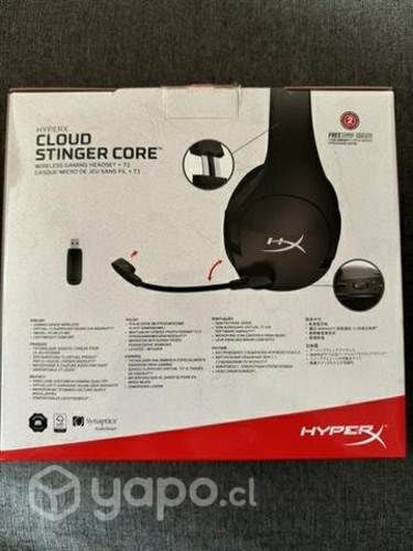 Audífonos HyperX Cloud Stinger Core Wireless 7.1