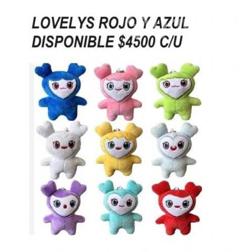 Lovelys rojo y azul