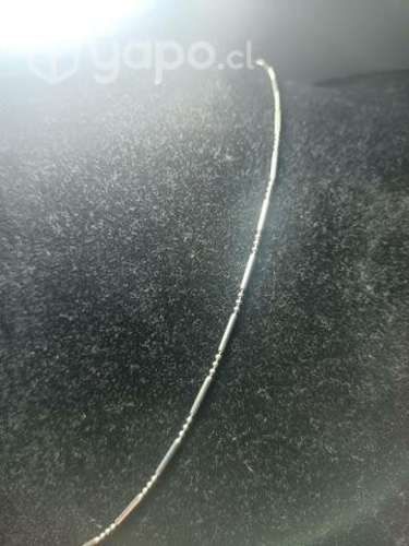 Cadena de Plata Ley 925, tipo Militar eslabón