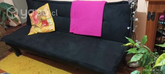 Sofá cama color negro