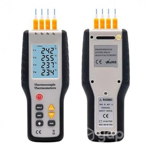 Termometro Digital 4 Canales HTI HT-9815 -200 A 13