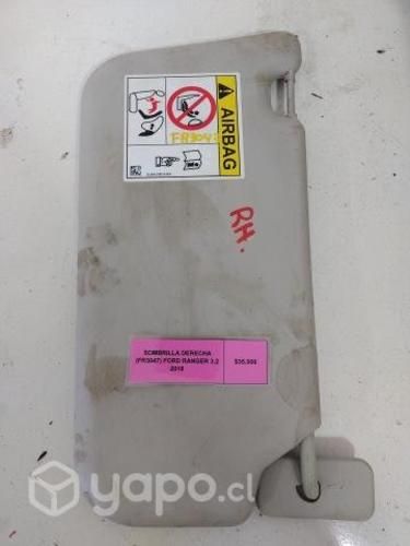 Sombrilla Derecha Ford Ranger 3.2 2018 sin espejo