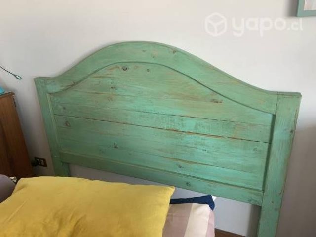 Cabecera de cama hecha a mano
