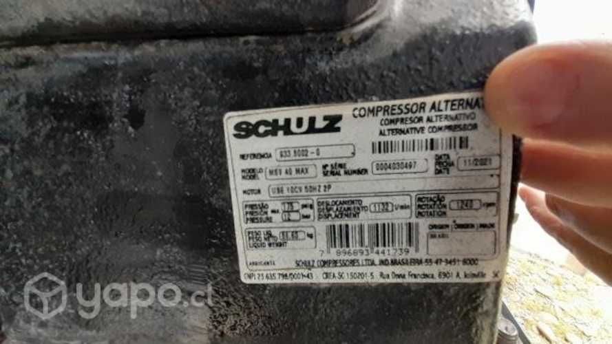 Compresor SCHULZ MSV 40 - 10HP - 350 Litros