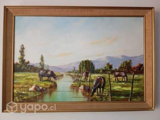 Pitura Oleo motivo Campestre Excelentes 60x80