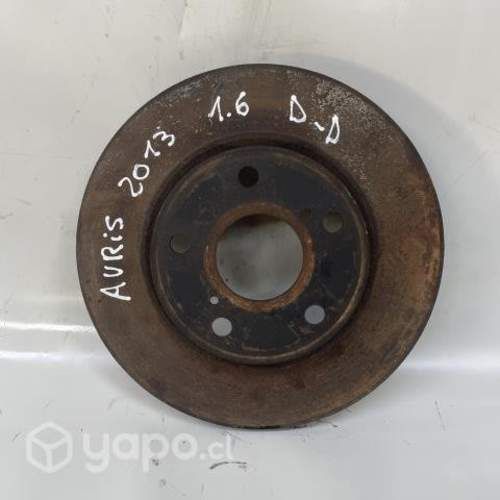 Disco freno Del. Der. Toyota Auris 1.6 Mt 2013