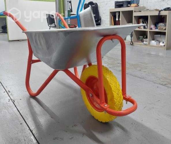 Carretilla 90 litros Rueda Maciza Nueva