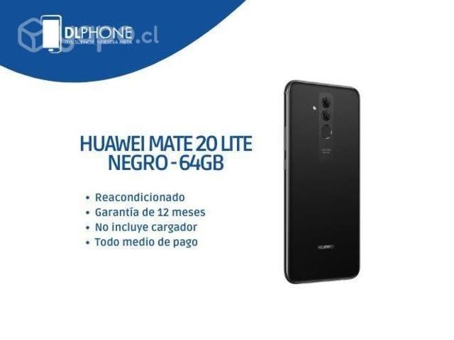 Huawei mate 20 lite 64gb negro reacondicionado