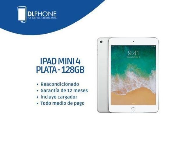 IPad Mini 4 128GB Plata Reacondicionado