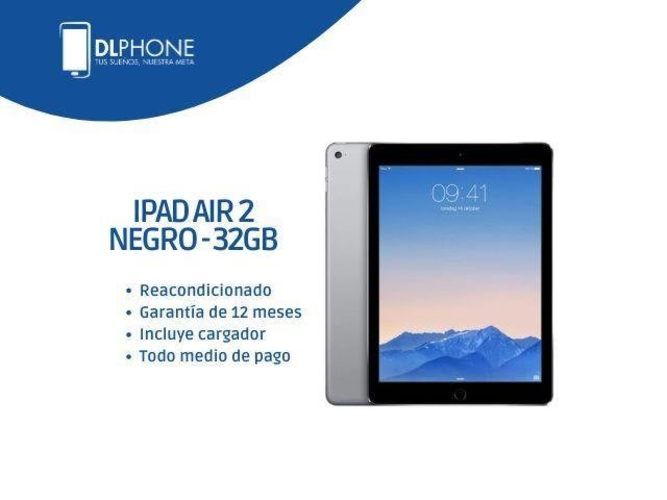 IPad Air 2 32GB Negro Reacondicionado