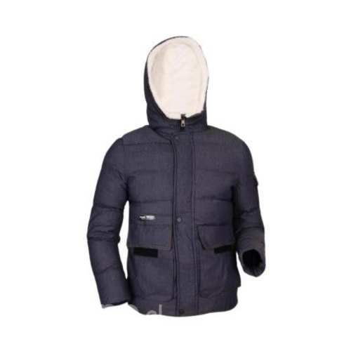 Parka Azul Talla S Con Gorro y Chiporro Modelo 158