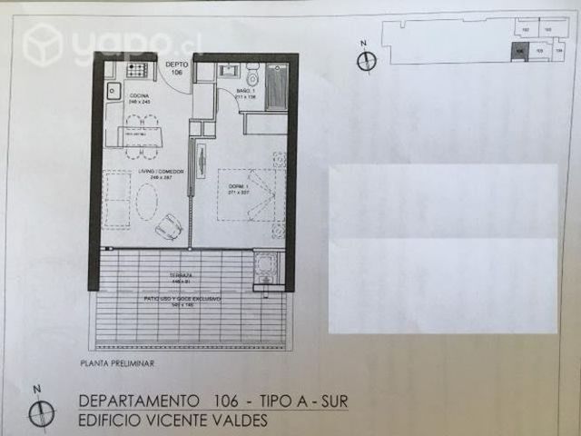 Arriendo como depto 1d y 1b