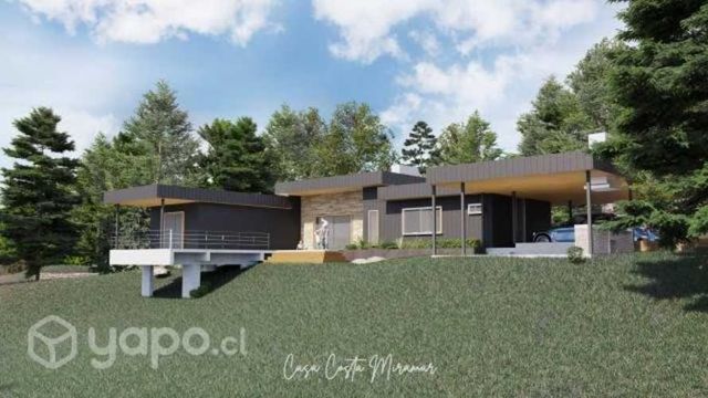 Casa en condominio de parcelas con vista al mar