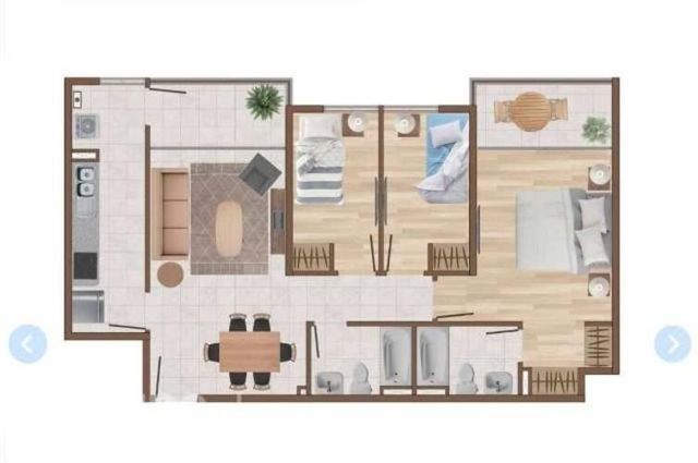 Departamento empresas amoblado