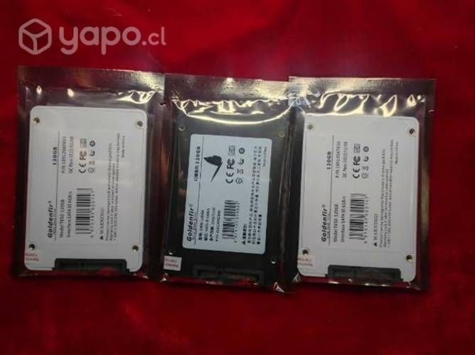 Ssd 120gb nuevos sellados