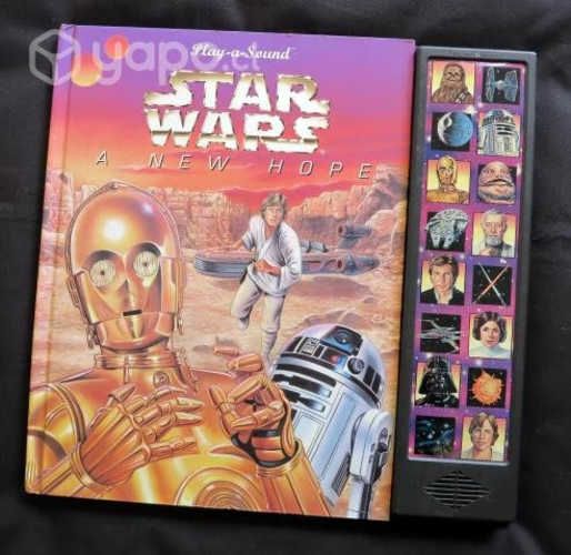 Libro star wars 1997 con 16 sonidos de la pelicula