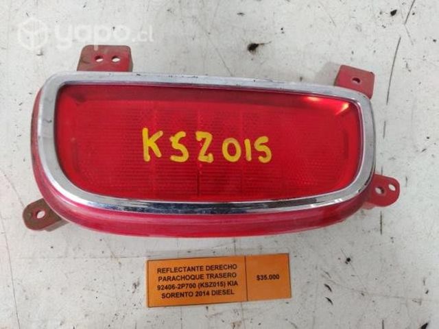Reflectante Der Parachoque Tras (KSZ015) Sorento