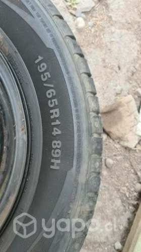 4 llantas con neumáticos