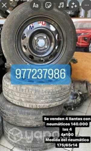 Llantas con neumáticos Peugeot 4x100
