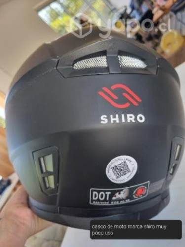 Casco de moto marca Shiro talla M casi sin uso