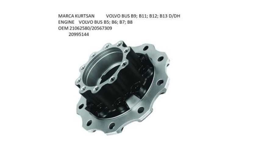 Masa kurtsan volvo bus b9; b11; b12; b13