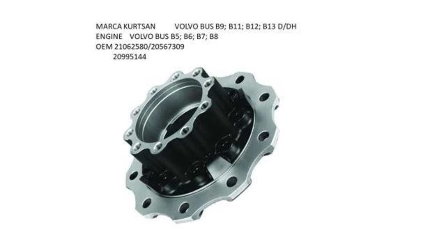 Masa kurtsan volvo bus b9; b11; b12; b13