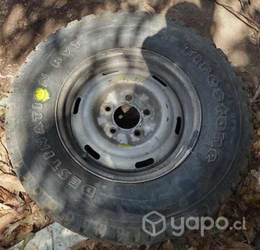 Llanta Fierro Con Neumático 245 75 R16