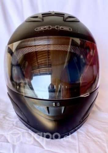 Casco Moto Integral Certificado negro talla L