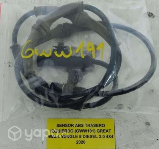 Sensor ABS Trasero Izq Wall Wingle 5 4x4 2020