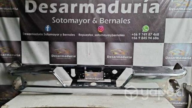 Parachoque trasero silverado 2020 a 2024 2.1
