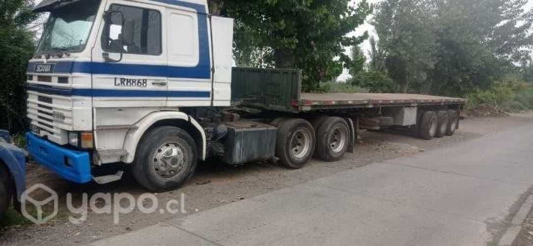 Scania 113 + rampla ( equipo completo)