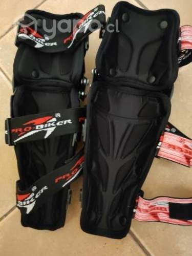 Rodilleras larga para moto