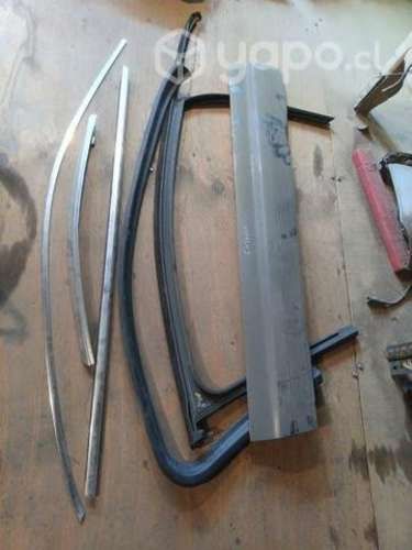 Porsche cayenne moldura puerts cromada goma 2012