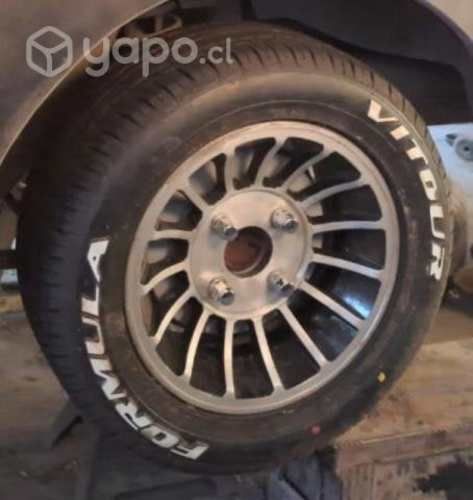 Llantas R13 Turbina con Neumáticos