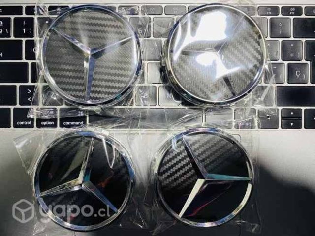 Tapas centro de ruedas fibra AMG - Mercedes Benz
