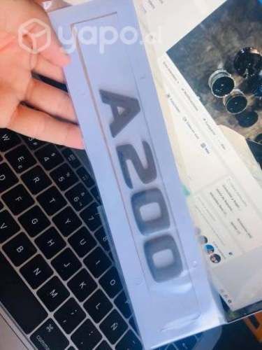 Logo A200 negro matte - Mercedes Benz