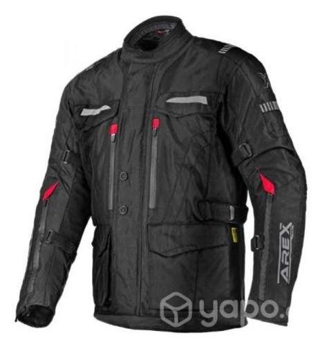 Chaqueta Moto Arex Terra 3 capas Negro