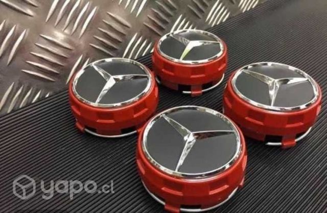 Tapas centro de ruedas AMG RED - Mercedes Benz